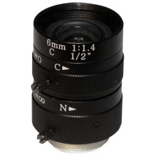 FEIHUA FH-0614MC.HR 6mm, 60&deg;, F/1.4, 1/2 col, k&eacute;zi &iacute;risz, IR, 3 Megapixel, C.