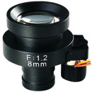 FEIHUA FH-0812BD 8mm, 34,12°, F/1.2, 1/3 col, DC vezérelt írisz, M12x0.5. FEIHUA FH-0812BD 8mm, 34,12°, F/1.2, 1/3 col, DC vezérelt írisz, M12x0.5.