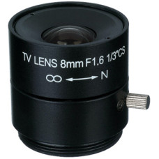 FEIHUA FH-0816F 8mm, 40.7&deg;, F/1.6, 1/3 col, fix &iacute;risz, CS.