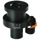FEIHUA FH-1212BD 12mm, 22°, F/1.2, 1/3 col, DC vezérelt írisz, M12x0.5.