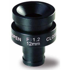 FEIHUA FH-1214BM 12mm, 22°, F/1.4, 1/3 col, kézi állítású írisz, M12x0.5.