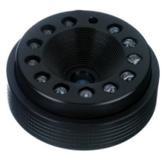 FEIHUA FH-1218IR 12.5mm, 21.75&deg;, F/1.8, 1/3 col, fix &iacute;risz, CS, 12db IR LED(25m), 12VDC.