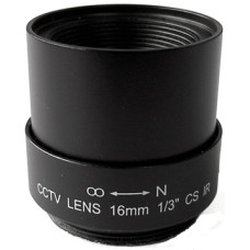 FEIHUA FH-1618F-IR 16mm, 22&deg;, F/1.8, 1/3 col, fix &iacute;risz, CS, IR szűrő.