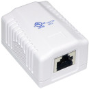 FTP-CAT.5 falonkívüli aljzat RJ45, Cat.5 aljzat, FTP, árnyékolatlan, falon kívüli, felcsavarozható, ragasztható. FTP-CAT.5 falonkívüli aljzat RJ45, Cat.5 aljzat, FTP, árnyékolatlan, falon kívüli, felcsavarozható, ragasztható.