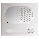 Golmar 2110/AL 1 nyomógombos audios kültériegység modul, beszédráccsal, névtáblával. Golmar 2110/AL 1 nyomógombos audios kültériegység modul, beszédráccsal, névtáblával.