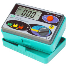 HOLDPEAK 4100 Digit&aacute;lis f&ouml;ldel&eacute;si ellen&aacute;ll&aacute;s m&eacute;rő, 0-2000ohm, 0-30V m&eacute;r&eacute;si fesz&uuml;lts&eacute;g, f&ouml;ldelőr&uacute;d.