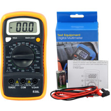 HOLDPEAK 838L Digitális multiméter, VDC, VAC, ADC,ellenállás,hőmérséklet,dióda,szakadás,tranzisztor hFE. HOLDPEAK 838L Digitális multiméter, VDC, VAC, ADC,ellenállás,hőmérséklet,dióda,szakadás,tranzisztor hFE.