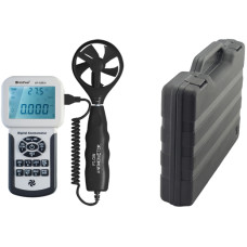 HOLDPEAK 856A Digitális szélerősség, légáramlás és hőmérsékletmérő, 0-45m/sec, -10°C-45°C, USB. HOLDPEAK 856A Digitális szélerősség, légáramlás és hőmérsékletmérő, 0-45m/sec, -10°C-45°C, USB.