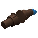 HTN PS-916 MSCW barna Befúrható, 19 mm-es, sorkapcsos, NC kontaktus.