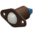 HTN PS-918 MSCW B barna Befúrható, golyós, ellendarab nélküli, rövid, 18,5 mm-es, sorkapcsos, NC kontaktus.