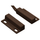 HTN PS-935 M barna Felcsavarozható, mini, rögzítőfüles, műanyagházas, vezetékkel, NC kontaktus, barna.