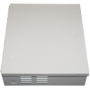 K-II doboz Fémdoboz, zongorapántos ajtó, széles kábelbevezető nyílás, fehér, 335x260x90mm. K-II doboz Fémdoboz, zongorapántos ajtó, széles kábelbevezető nyílás, fehér, 335x260x90mm.