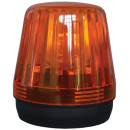 LUX230 Narancssárga villogó, kapumotor vezérlésekhez, izzós, 230VAC, konzol.