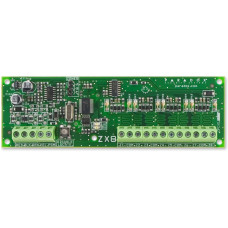 PARADOX ZX8 8 z&oacute;n&aacute;s bőv&iacute;tő modul, Spectra, E55, E65, MG5000, MG5050, Digiplex/EVO k&ouml;zpontokhoz, 1 PGM.