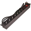 Rack 230V elosztósáv RET2207 Elosztósáv, 7x230V dugaszoló aljzat, kapcsolós, 19 colos rack szekrénybe. Rack 230V elosztósáv RET2207 Elosztósáv, 7x230V dugaszoló aljzat, kapcsolós, 19 colos rack szekrénybe.