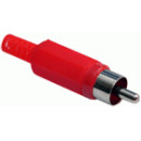 RCA dugó műanyag piros Lengő RCA dugó, forrasztható, műanyag csatlakozó ház, piros. RCA dugó műanyag piros Lengő RCA dugó, forrasztható, műanyag csatlakozó ház, piros.