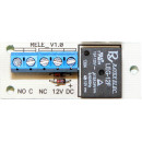 Relépanel Relépanel, 1 morzeérintkező (NO/NC), 12VDC, max 15A ármfelvételő eszközök vezérléséhez.