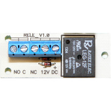 Rel&eacute;panel Rel&eacute;panel, 1 morze&eacute;rintkező (NO/NC), 12VDC, max 15A &aacute;rmfelv&eacute;telő eszk&ouml;z&ouml;k vez&eacute;rl&eacute;s&eacute;hez.