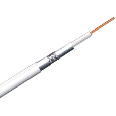 RG-6U TRI-SHIELDED fehér CCS RG-6U, 75ohm, koax kábel, tömör ccs ér, háromszoros árnyékolás, fehér köpeny, 100m. RG-6U TRI-SHIELDED fehér CCS RG-6U, 75ohm, koax kábel, tömör ccs ér, háromszoros árnyékolás, fehér köpeny, 100m.