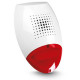 SATEL SP500 R SATEL kültéri piezo hang- fényjelző, vörös színű.