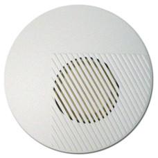 SATEL SPW-100 Piezo belt&eacute;ri szir&eacute;na, 3 hang&uacute;, 120dB, szabot&aacute;zsv&eacute;dett, feh&eacute;r, k&ouml;r alak&uacute;, 12VDC.