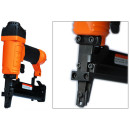 SOCONAILS 9050 Pneumatikus tűzőgép, 5.8mm széles, 19-50mm hosszú tűzőkapcsokhoz, 200-as tár, kaliber: 18. SOCONAILS 9050 Pneumatikus tűzőgép, 5.8mm széles, 19-50mm hosszú tűzőkapcsokhoz, 200-as tár, kaliber: 18.