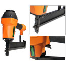 SOCONAILS 9250 Pneumatikus tűzőgép, 8.7mm széles, 19-50mm hosszú tűzőkapcsokhoz, 200-as tár, kaliber: 18. SOCONAILS 9250 Pneumatikus tűzőgép, 8.7mm széles, 19-50mm hosszú tűzőkapcsokhoz, 200-as tár, kaliber: 18.