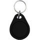 SOYAL AM KeyTag No.3 125 kHz fekete Kulcstartós Proximity tag, lapos csepp alakú,  TK4100, 125kHz, fekete.