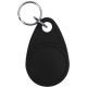 SOYAL AM KeyTag No.4 125 kHz fekete Kulcstartós Proximity tag, nyújtott csepp alakú,  TK4100, 125kHz, fekete.