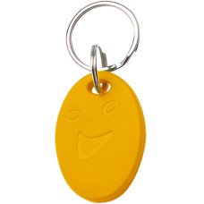 SOYAL AM KeyTag No.5 13.56 MHz sárga Kulcstartós Proximity tag, ovális alakú, F08, 13.56 MHz sárga. SOYAL AM KeyTag No.5 13.56 MHz sárga Kulcstartós Proximity tag, ovális alakú, F08, 13.56 MHz sárga.