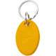 SOYAL AM KeyTag No.5 13.56 MHz sárga Kulcstartós Proximity tag, ovális alakú, F08, 13.56 MHz sárga.