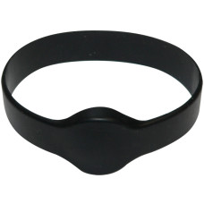 SOYAL AM Wristband No.1 13.56 MHz fekete Proximity szilikon kark&ouml;tő, &oacute;ra, v&iacute;z&aacute;ll&oacute;, F08, 125kHz, 65mm, fekete.
