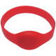 SOYAL AM Wristband No.2 13.56 MHz piros Proximity szilikon karkötő,ovális óra, vízálló, F08, 13.56 MHz, 65mm, piros.