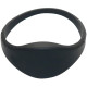 SOYAL AM Wristband No.3 125 kHz fekete Proximity szilikon karkötő, ovális, vízálló, TK4100, 125kHz, 62mm, fekete.