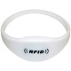 SOYAL AM Wristband No.3 13.56 MHz fehér Proximity szilikon karkötő, ovális, vízálló, F08, 13.56MHz, 62mm, fehér.