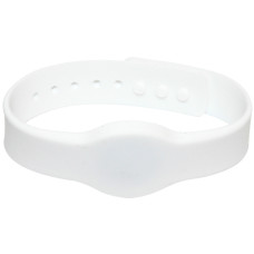 SOYAL AM Wristband No.4 13.56 MHz feh&eacute;r Proximity szilikon kark&ouml;tő, &oacute;ra, &aacute;ll&iacute;that&oacute; sz&iacute;j, v&iacute;z&aacute;ll&oacute;, F08, 13.56 MHz, feh&eacute;r.
