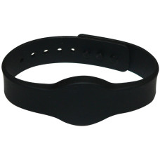 SOYAL AM Wristband No.4 13.56 MHz fekete Proximity szilikon kark&ouml;tő, &oacute;ra, &aacute;ll&iacute;that&oacute; sz&iacute;j, v&iacute;z&aacute;ll&oacute;, F08, 13.56 MHz, fekete.