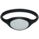 SOYAL AM Wristband No.5 13.56 MHz fekete Proximity szilikon karkötő, ovális, vízálló, F08, 13.56MHz, fekete/fehér.