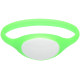 SOYAL AM Wristband No.5 13.56 MHz zöld Proximity szilikon karkötő, ovális, vízálló, F08, 13.56MHz, zöld/fehér.