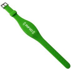 SOYAL AM Wristband No.7 125 kHz z&ouml;ld Proximity szilikon kark&ouml;tő, ov&aacute;lis, csatos, &aacute;ll&iacute;that&oacute; sz&iacute;j, v&iacute;z&aacute;ll&oacute;,TK4100,125kHz, z&ouml;ld.