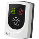 SOYAL AR-725UB gyöngyház fehér Közelítőkártyás segédolvasó beléptetőrendszerekhez, EM125kHz, időjárásálló, fehér. SOYAL AR-725UB gyöngyház fehér Közelítőkártyás segédolvasó beléptetőrendszerekhez, EM125kHz, időjárásálló, fehér.