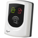 SOYAL AR-725UBM-W gyöngyház fehér Közelítőkártyás segédolvasó beléptetőrendszerekhez, EM125kHz, vízálló, fémkeret, fehér. SOYAL AR-725UBM-W gyöngyház fehér Közelítőkártyás segédolvasó beléptetőrendszerekhez, EM125kHz, vízálló, fémkeret, fehér.