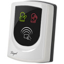 SOYAL AR-725UBM-W szürke Közelítőkártyás segédolvasó beléptetőrendszerekhez, EM125kHz, vízálló, fémkeret, szürke. SOYAL AR-725UBM-W szürke Közelítőkártyás segédolvasó beléptetőrendszerekhez, EM125kHz, vízálló, fémkeret, szürke.