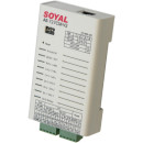 SOYAL AR-727CM-V3 Univerzális szerver RS-232, RS-485 jelek 10/100 Mbps Ethernet jellé átalakításához. SOYAL AR-727CM-V3 Univerzális szerver RS-232, RS-485 jelek 10/100 Mbps Ethernet jellé átalakításához.