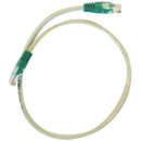 Szerelt UTP kábel 1m CAT.5 szerelt UTP kábel 8P8C csatlakozóval, törésgátlóval, 1 méter.