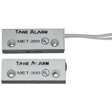 TANE MET-200 / BS-2071 Fel&uuml;letszerelhető, alum&iacute;nium h&aacute;zas, f&eacute;m ajt&oacute;ra,  NC kontaktus, 51x18.8x9.5mm.