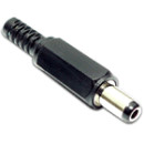 Tápcsatlakozó dugó 2.5x5.5x14mm, forrasztható, törésgátlóval. Tápcsatlakozó dugó 2.5x5.5x14mm, forrasztható, törésgátlóval.