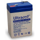 ULTRACELL 6V 4,5 Ah 6V, 4.5Ah, zselés, ólom akkumulátor, gondozásmentes, 70x47x105mm, 0.75kg. ULTRACELL 6V 4,5 Ah 6V, 4.5Ah, zselés, ólom akkumulátor, gondozásmentes, 70x47x105mm, 0.75kg.