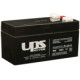 UPS 12V 1,3Ah 12V, 1.3Ah, zselés, ólom akkumulátor, gondozásmentes, 97x43x57mm, 0.57kg.