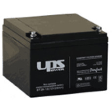 UPS 12V 28Ah 12V, 28Ah, zsel&eacute;s, &oacute;lom akkumul&aacute;tor, gondoz&aacute;smentes, 175x126x166mm, 8.6kg.